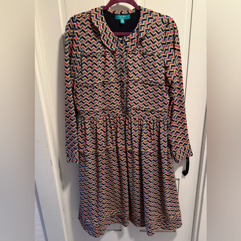 Fever London Retro Chevron Dress from ModCloth - U.S. 12